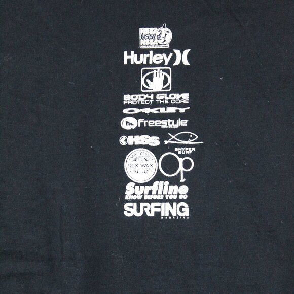Hurley West Coast Surfing Championships HB PIER/SOUTH SIDE 5/18-21ST Black Sz L - Picture 6 of 6